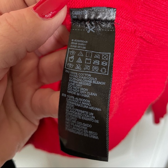 Coca Cola Red Scoop Neck Sweater. Size Small - Picture 5 of 7